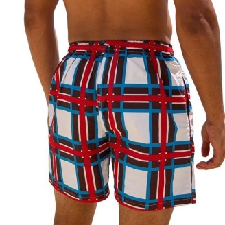 Maillot de Bain Homme, Short de bain et de Plage avec Slip en Filet à
