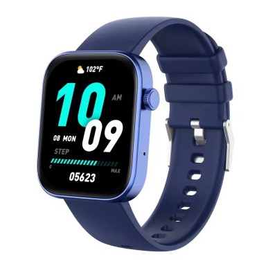 COLMI Montre connectée Bleu P71 pour les hommes et les femmes, forme à la norme IP68, avec appels vocaux