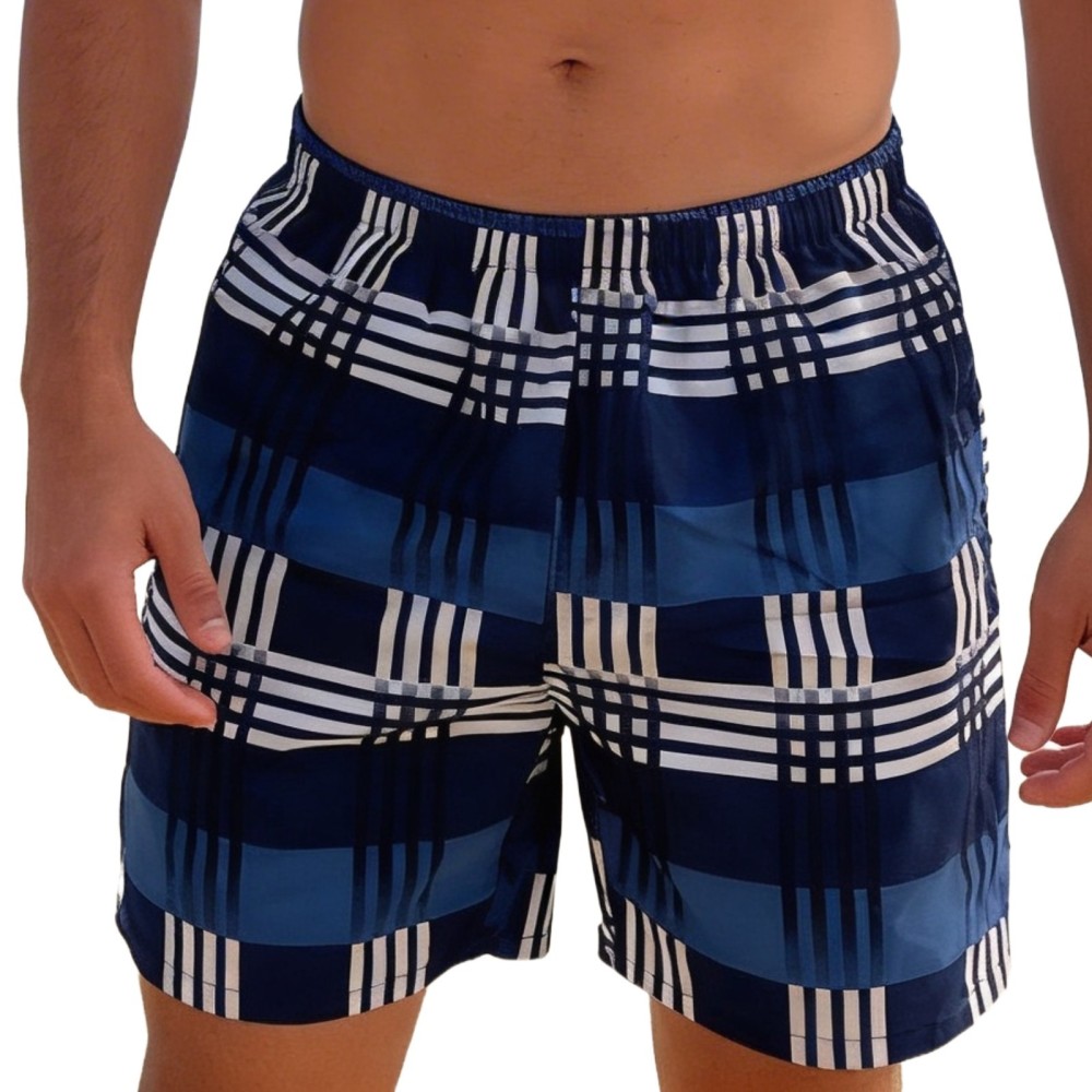 Maillot de Bain Homme Short de Plage à Carreaux  Séchage Rapide  M à 2XL