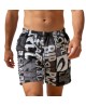 Maillot de Bain Homme Graphique Street  Short de Plage   5 Coloris  M à 2XL