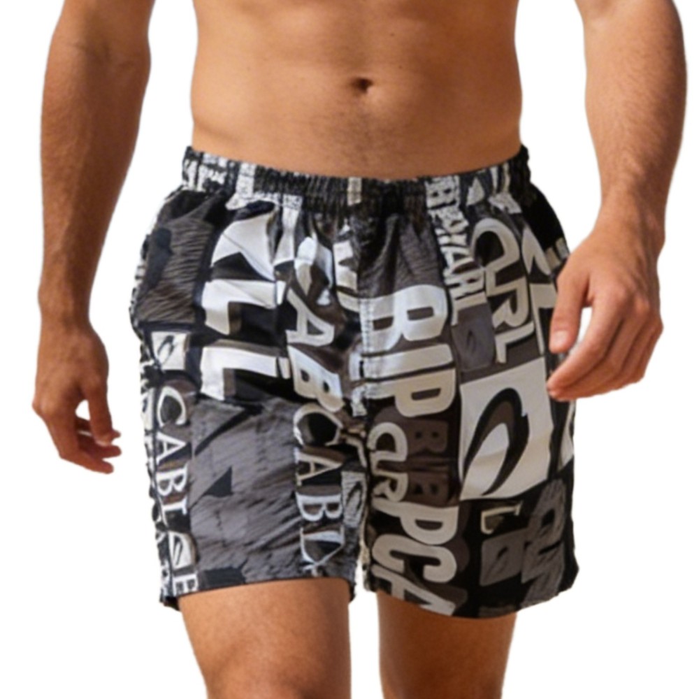 Maillot de Bain Homme Graphique Street  Short de Plage   5 Coloris  M à 2XL