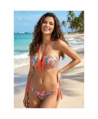 Bikini femme push-up fleuri, Bonnet avec armatures