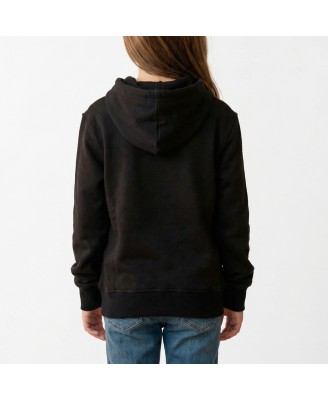 Sweat fille à capuche Official US Marshall noir  Hoodie enfant: 8, 10 et 12 ans