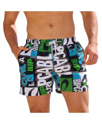 Maillot de Bain Homme Graphique Street –Short de bain et de Plage avec Slip en Filet – Séchage Rapide  Tailles: M à 2XL