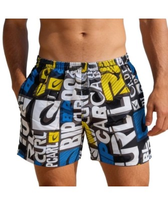 Maillot de Bain Homme Graphique Street –Short de bain et de Plage avec Slip en Filet – Séchage Rapide  Tailles: M à 2XL