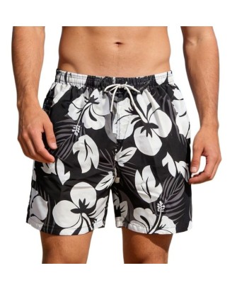 Maillot de Bain Homme Tropical Hawaïen - Short de bain et de Plage avec Slip en Filet – Séchage Rapide  Tailles: M à 2XL